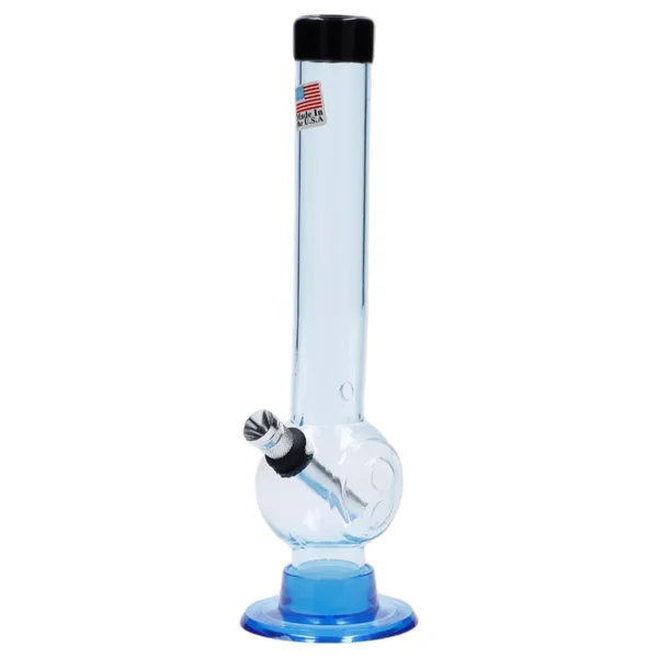 JM Plastics Magic 8 Ball Base with Carb Hole Acrylic Bong - 8 in. - Image 2