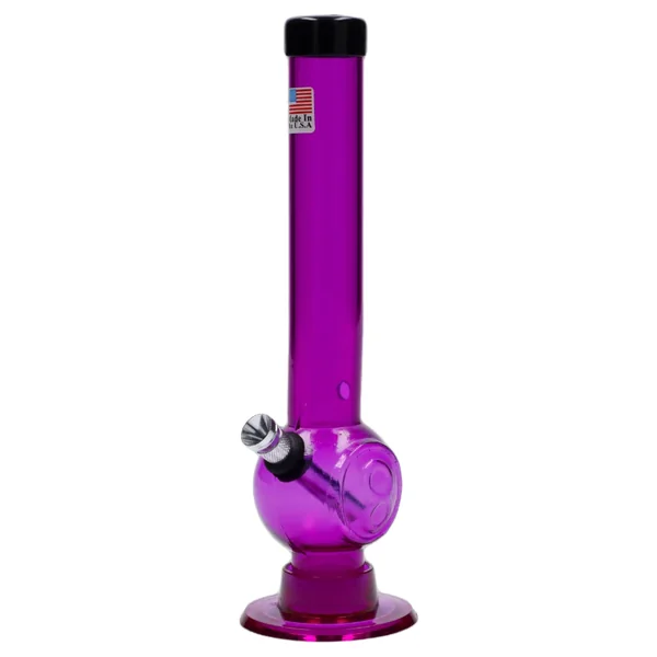 JM Plastics Magic 8 Ball Base with Carb Hole Acrylic Bong - 8 in. - Image 11