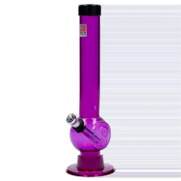 JM Plastics Magic 8 Ball Base with Carb Hole Acrylic Bong - 8 in. - Image 19
