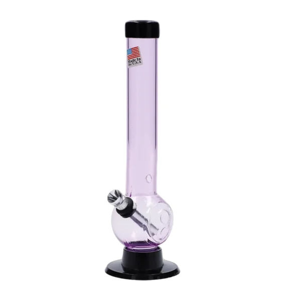 JM Plastics Magic 8 Ball Base with Carb Hole Acrylic Bong - 8 in. - Image 5