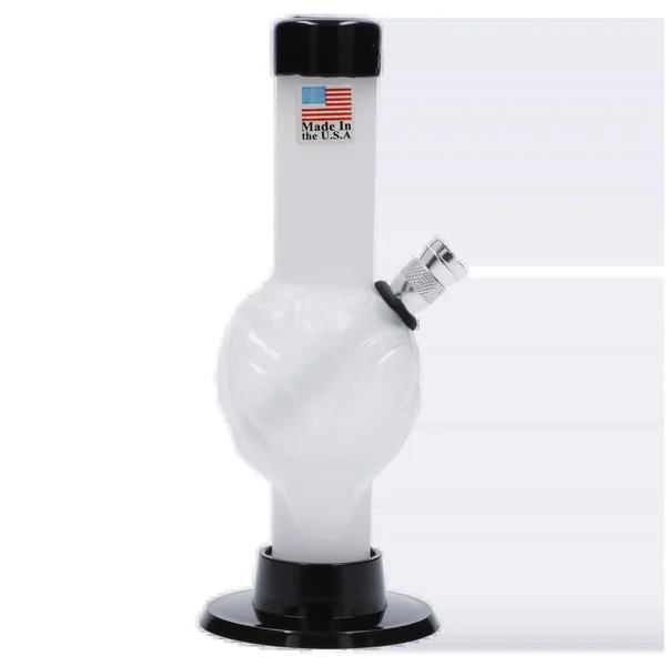JM Plastics Mini Alien Base Acrylic Bong - 6 in.