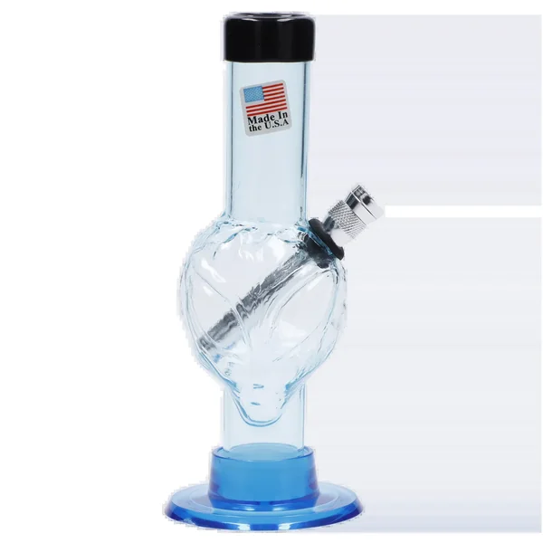 JM Plastics Mini Alien Base Acrylic Bong - 6 in. - Image 2
