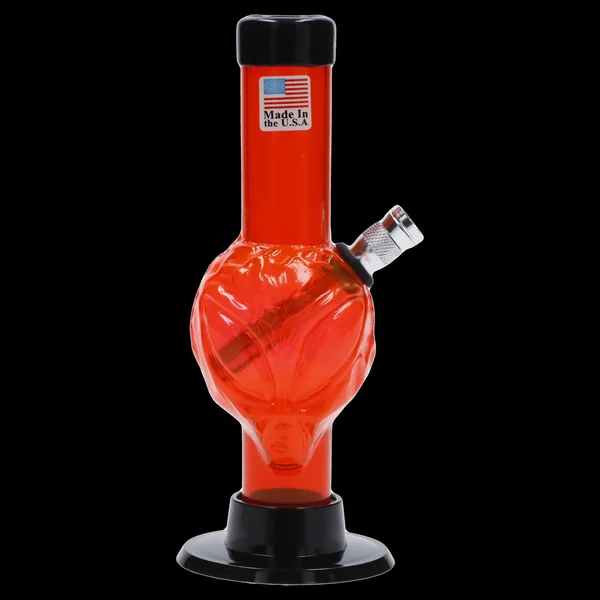 JM Plastics Mini Alien Base Acrylic Bong - 6 in. - Image 15