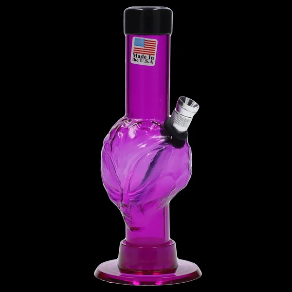 JM Plastics Mini Alien Base Acrylic Bong - 6 in. - Image 16
