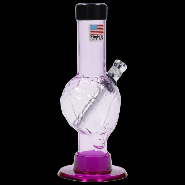 JM Plastics Mini Alien Base Acrylic Bong - 6 in. - Image 17