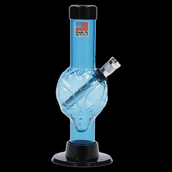 JM Plastics Mini Alien Base Acrylic Bong - 6 in. - Image 18