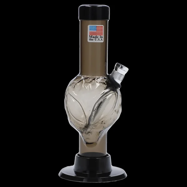 JM Plastics Mini Alien Base Acrylic Bong - 6 in. - Image 19