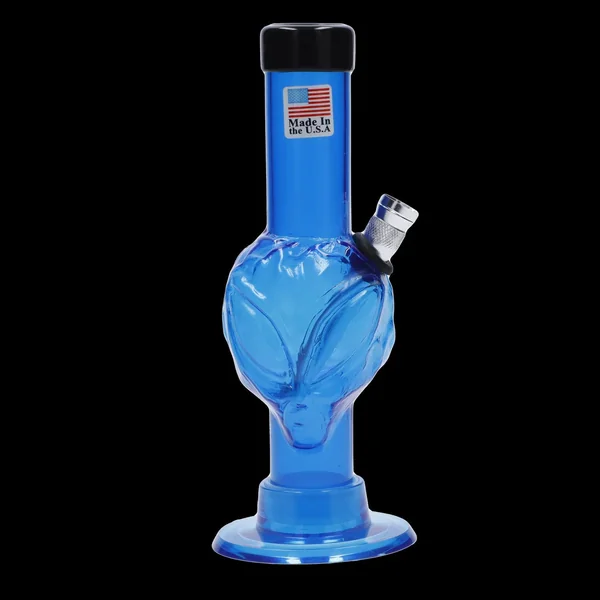 JM Plastics Mini Alien Base Acrylic Bong - 6 in. - Image 20