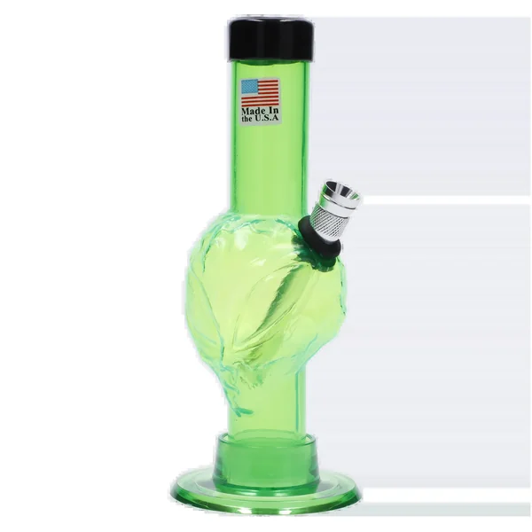 JM Plastics Mini Alien Base Acrylic Bong - 6 in. - Image 5