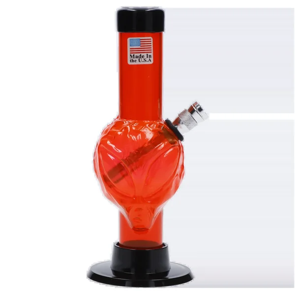 JM Plastics Mini Alien Base Acrylic Bong - 6 in. - Image 6