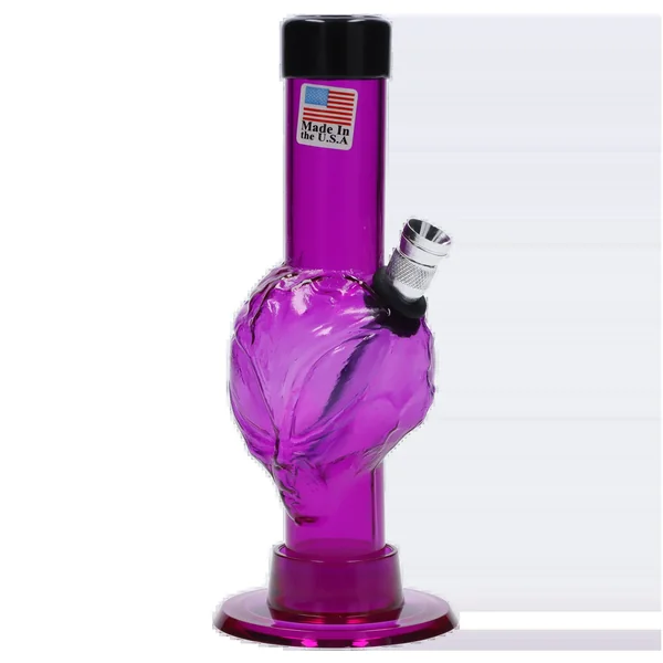 JM Plastics Mini Alien Base Acrylic Bong - 6 in. - Image 7