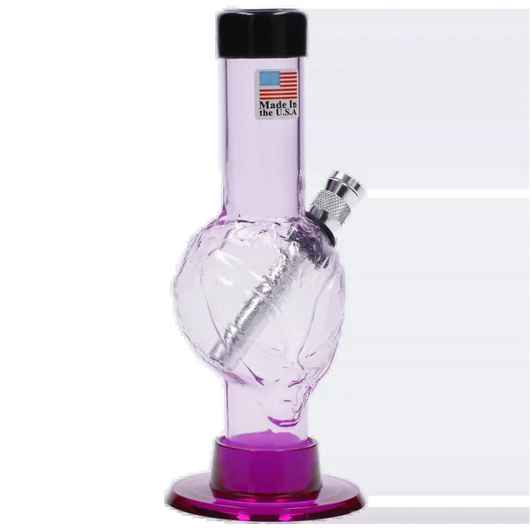 JM Plastics Mini Alien Base Acrylic Bong - 6 in. - Image 8