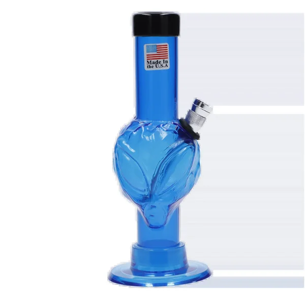 JM Plastics Mini Alien Base Acrylic Bong - 6 in. - Image 9