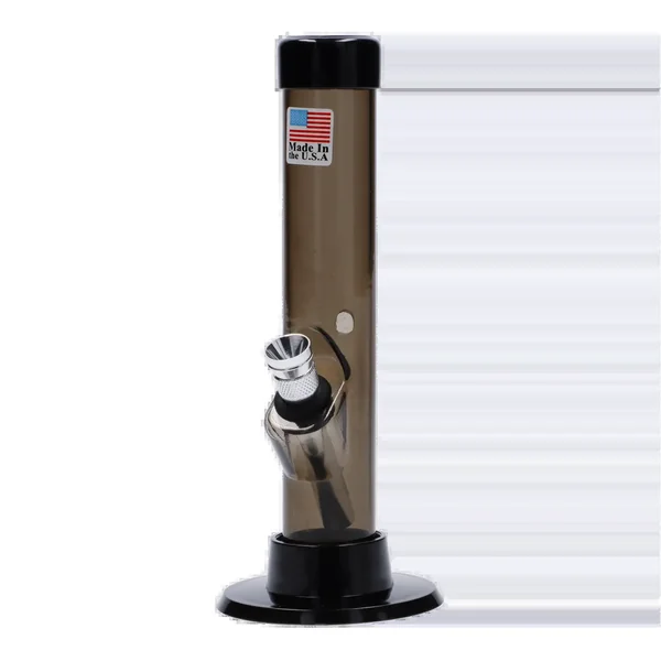 JM Plastics Mini Matching Straight Tube with Carb Hole Acrylic Bong - 6 in. - Image 2