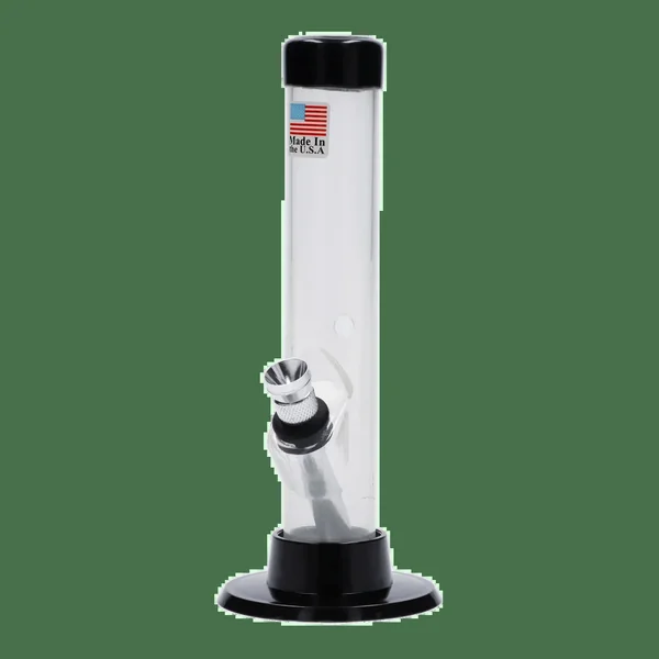 JM Plastics Mini Matching Straight Tube with Carb Hole Acrylic Bong - 6 in. - Image 5
