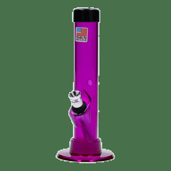 JM Plastics Mini Matching Straight Tube with Carb Hole Acrylic Bong - 6 in. - Image 8