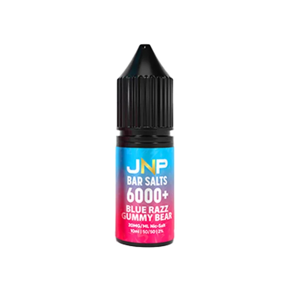 JNP 6000+ Bar Salts Blue Razz Gummy Bear E Liquid