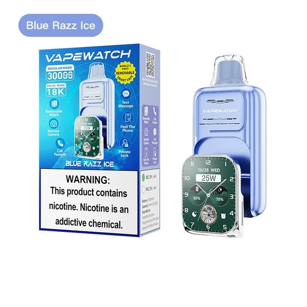 JNR VapeWatch Removable Screen 30K Vape (5%,20ml) - Image 2