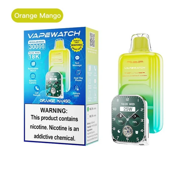 JNR VapeWatch Removable Screen 30K Vape (5%,20ml) - Image 3