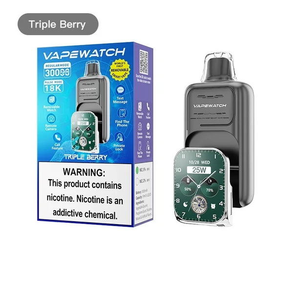 JNR VapeWatch Removable Screen 30K Vape (5%,20ml) - Image 7