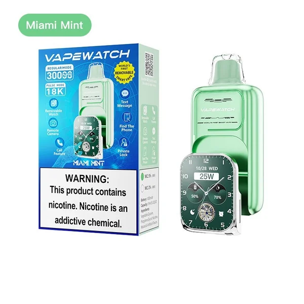 JNR VapeWatch Removable Screen 30K Vape (5%,20ml) - Image 10