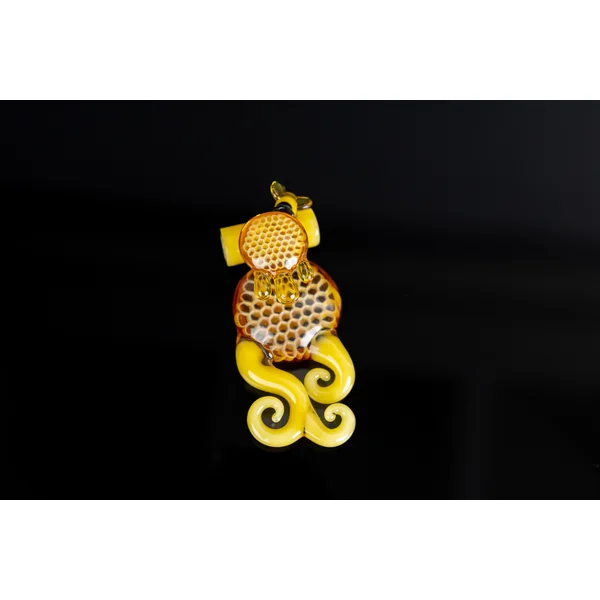 Joe P Honeycomb Pendant - Yellow & Gold