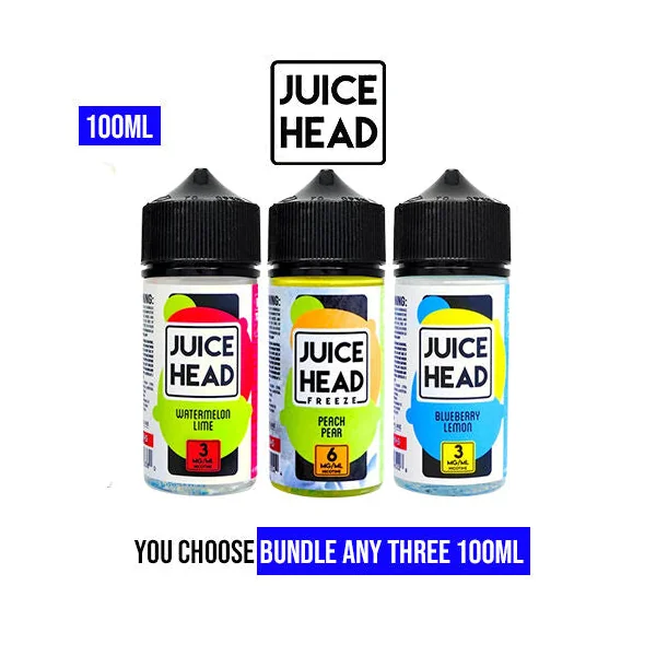 Juice Head 100ml Pick 3 Bundle (300ml)