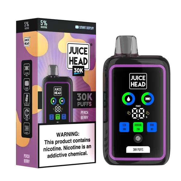 JUICE HEAD 30K - Peach Berry