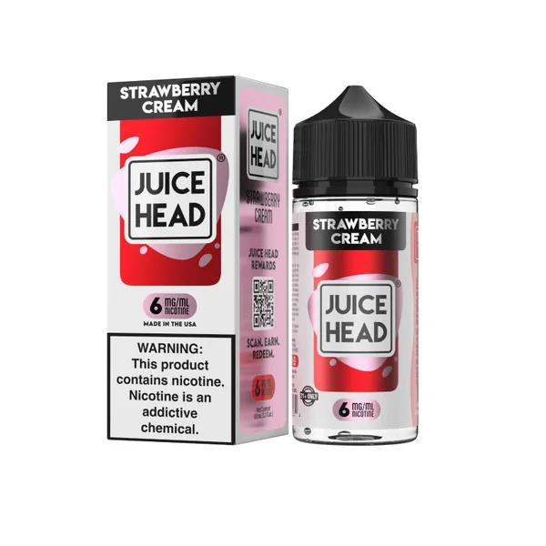 Juice Head Desserts Strawberry Cream 100ml E-Juice