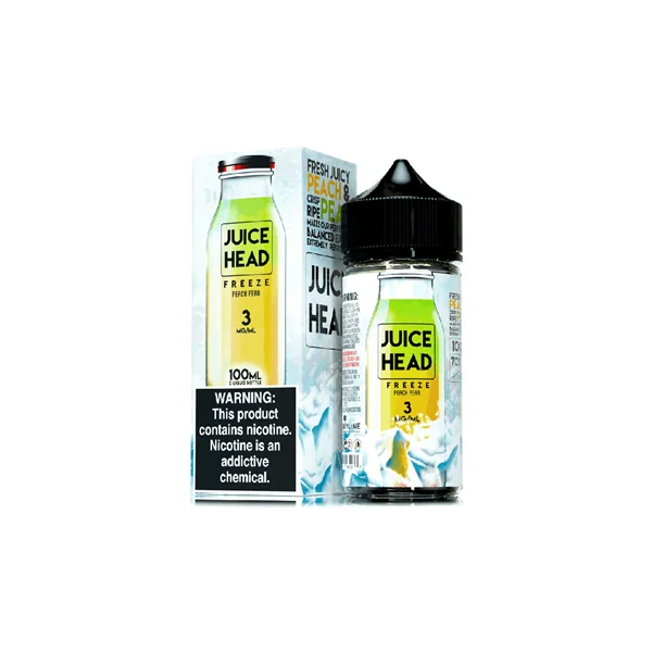 Juice Head FREEZE Peach Pear E-Liquid 100mL $8.99