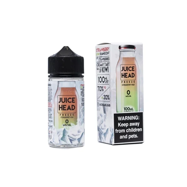Juice Head FREEZE Strawberry Kiwi E-Liquid 100mL $8.99