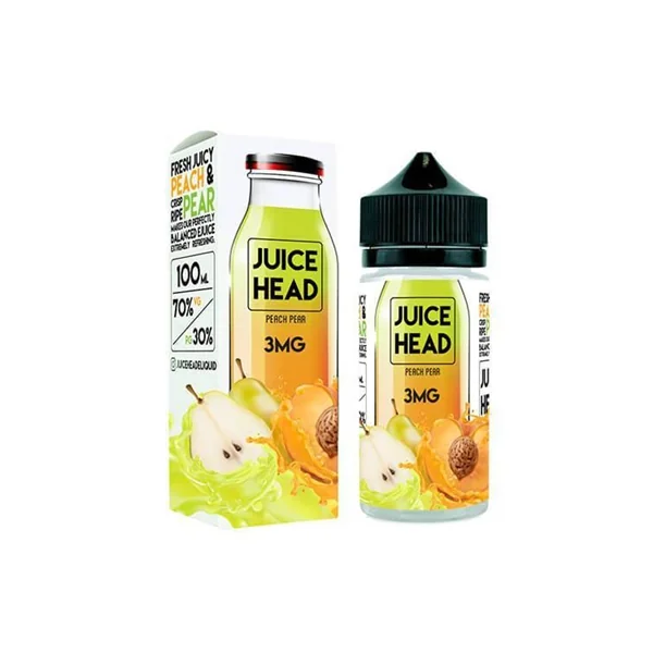 Juice Head Peach Pear E-Liquid 100mL $8.99