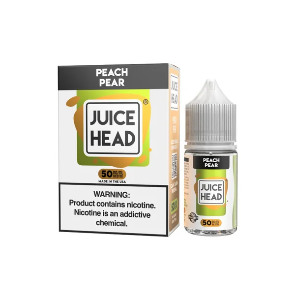Juice Head Peach Pear Salts 30ml E-Juice