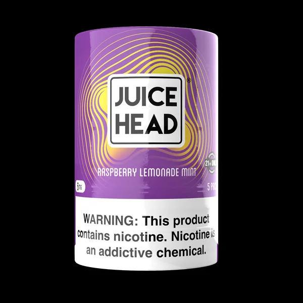 JUICE HEAD POUCHES - Raspberry Lemonade Mint - 5-Pack