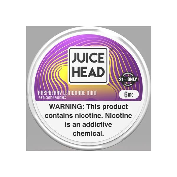 JUICE HEAD POUCHES - Raspberry Lemonade Mint - 5-Pack - Image 2