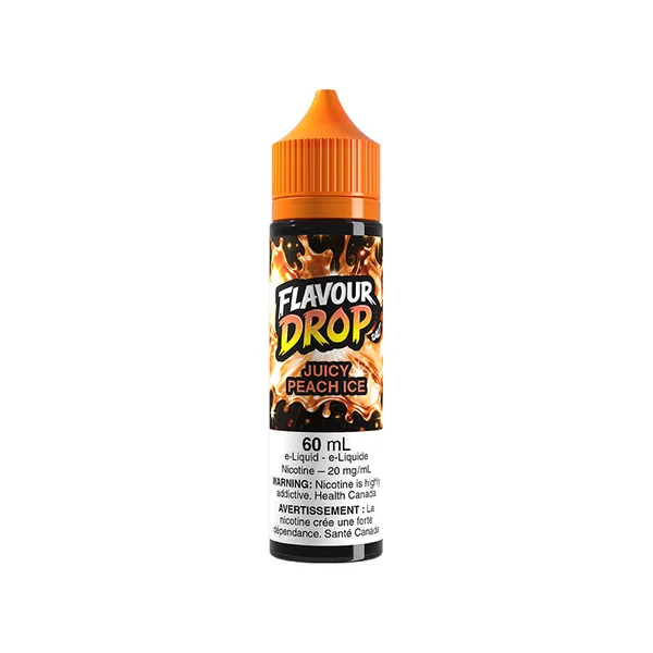 JUICY PEACH ICE BY FLAVOUR DROP 60ML SALT [AB]