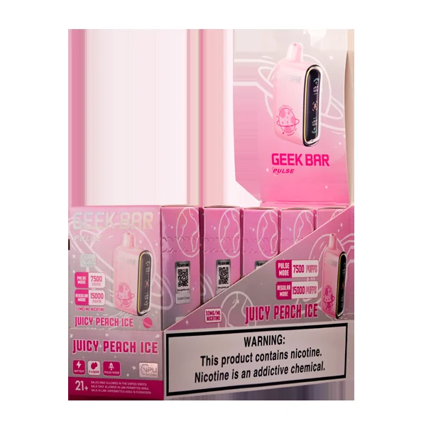 Juicy Peach Ice Geek Bar Pulse - Image 2