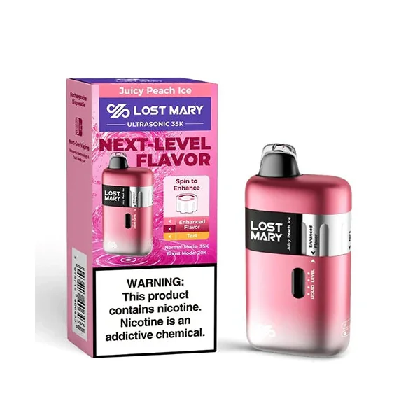 Juicy Peach Ice Lost Mary Ultrasonic 35K