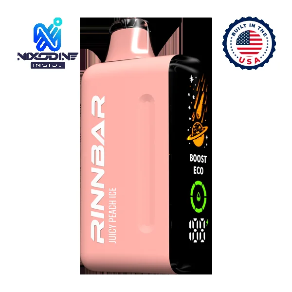 Juicy Peach Ice RINNBAR 50000 Nixodine