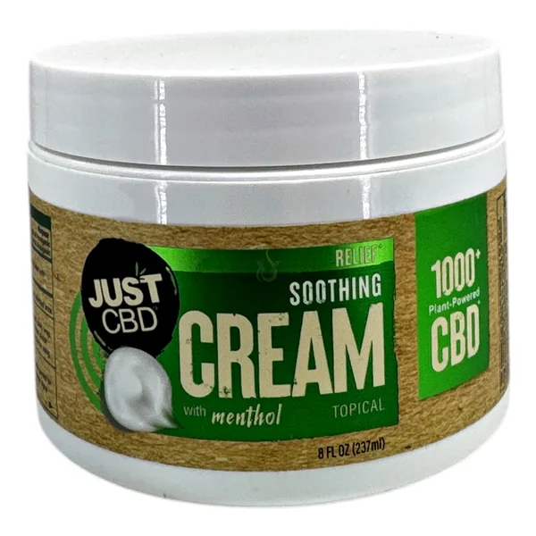 Just CBD 1000mg Soothing Cream with Menthol