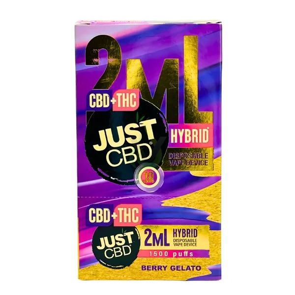 Just CBD 2mL CBD + THC Disposable Vape Case - Image 2
