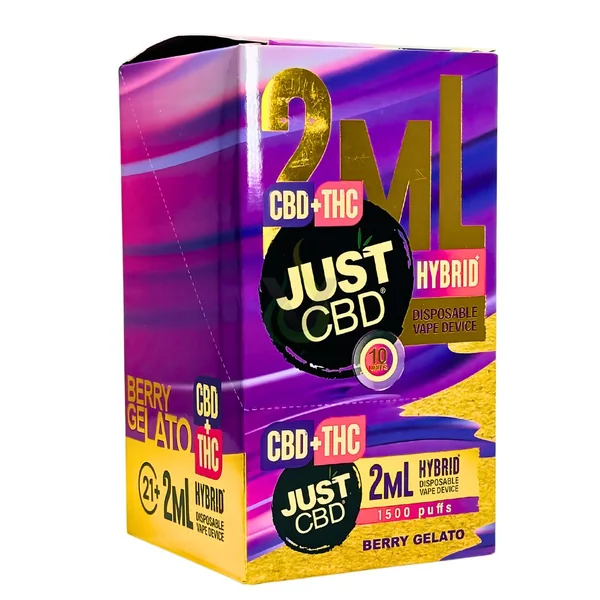 Just CBD 2mL CBD + THC Disposable Vape Case - Image 3