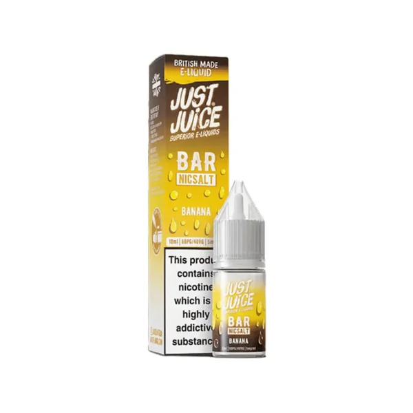 Just Juice Bar Salts Nic Salt E-Liquid Banana