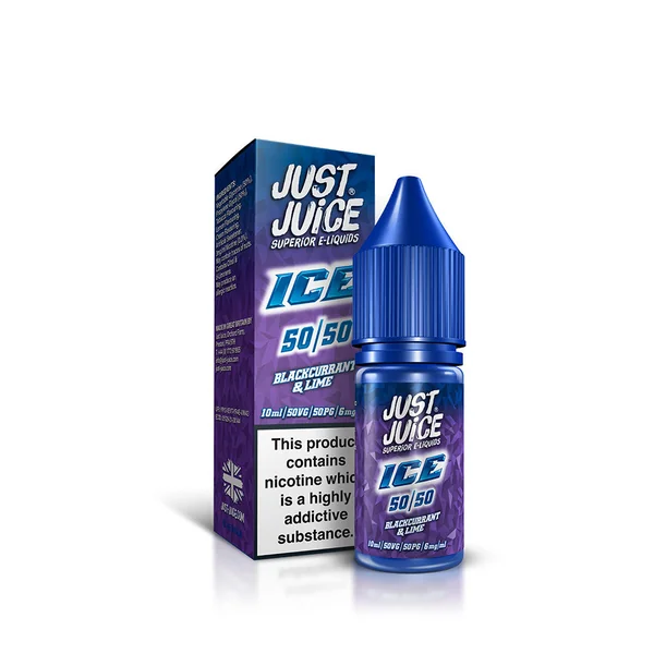 Just Juice Blackcurrant & Lime Ice 10ml 50/50 E-Liquid - Image 4