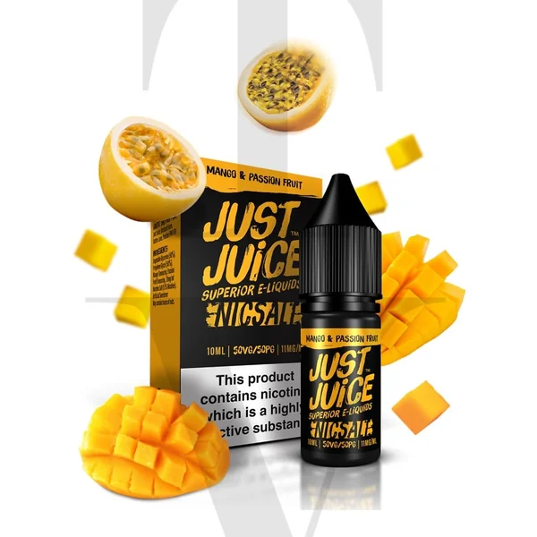 JUST JUICE MANGO PASSIONFRUIT NIC SALT E-LIQUID
