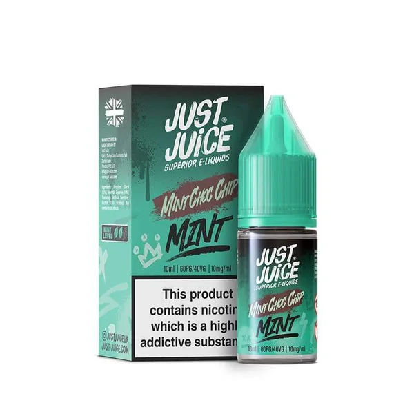Just Juice Mint Choc Chip 10ml Nic Salt E-Liquid - Image 2