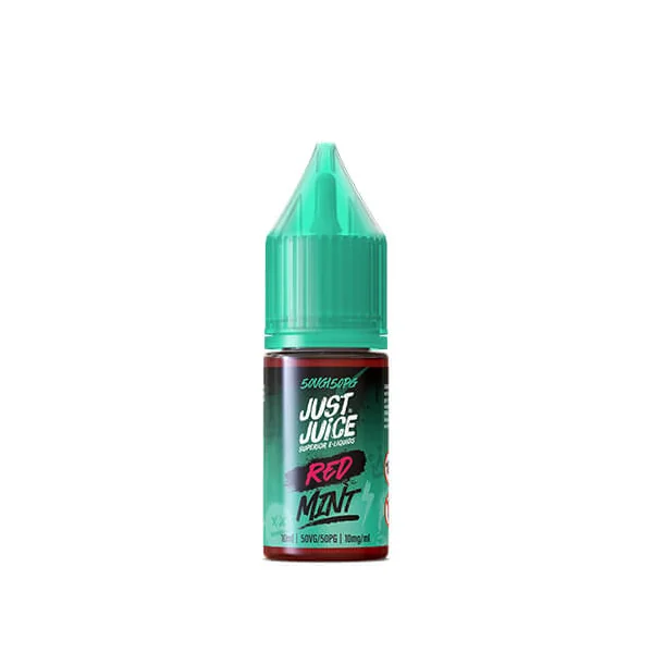 Just Juice Red Mint 10ml Nic Salt E-Liquid - Image 3