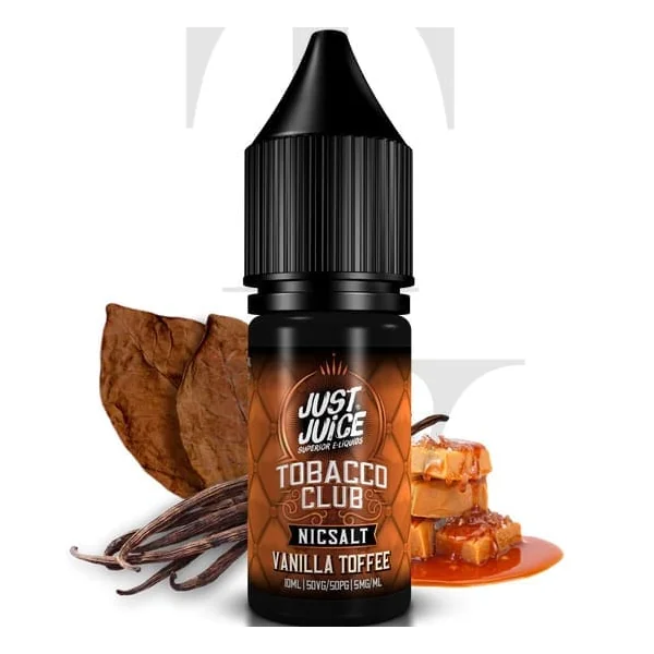 JUST JUICE VANILLA TOFFEE TOBACCO NIC SALT E-LIQUID