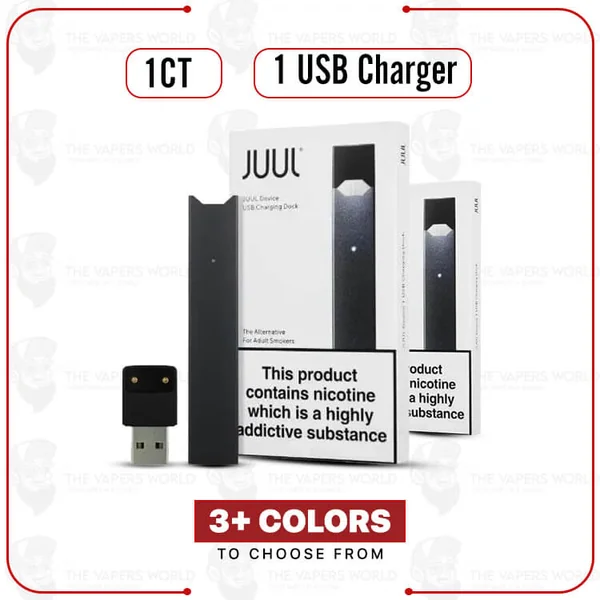 JUUL Vape Device Kit – Pod System – 1 Count - The Vapers World