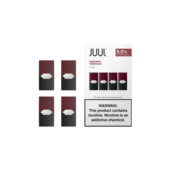 JUULpods Virginia Tobacco 5% Salt Nic 4 Pack